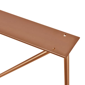 [en.casa] Set de 2 Pieds de Table Pied de Meuble Structure Acier avec Protecteur de Sol DIY 62 x 22 x 72 cm
