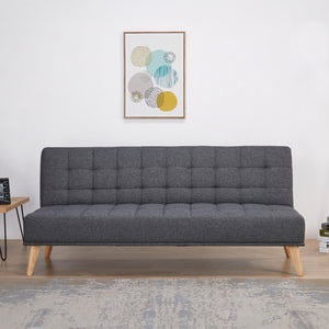 Slaapbank Pukkila 180x86x81 cm Textiel [en.casa]