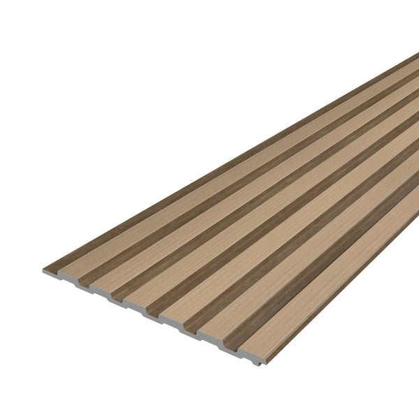 Wandpanelen Borger 3D set licht eikenkleurig 195x30 cm NEU.HOLZ