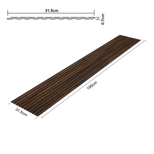 Set de panneaux muraux 3D Boxtel+Bronckhorst 195 x 32 cm NEU.HOLZ