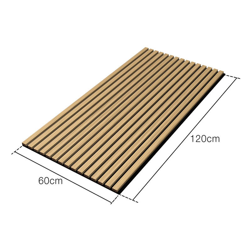Croquis coté Panneaux acoustiques Vang MDF 120 x 60 NEU.HOLZ
