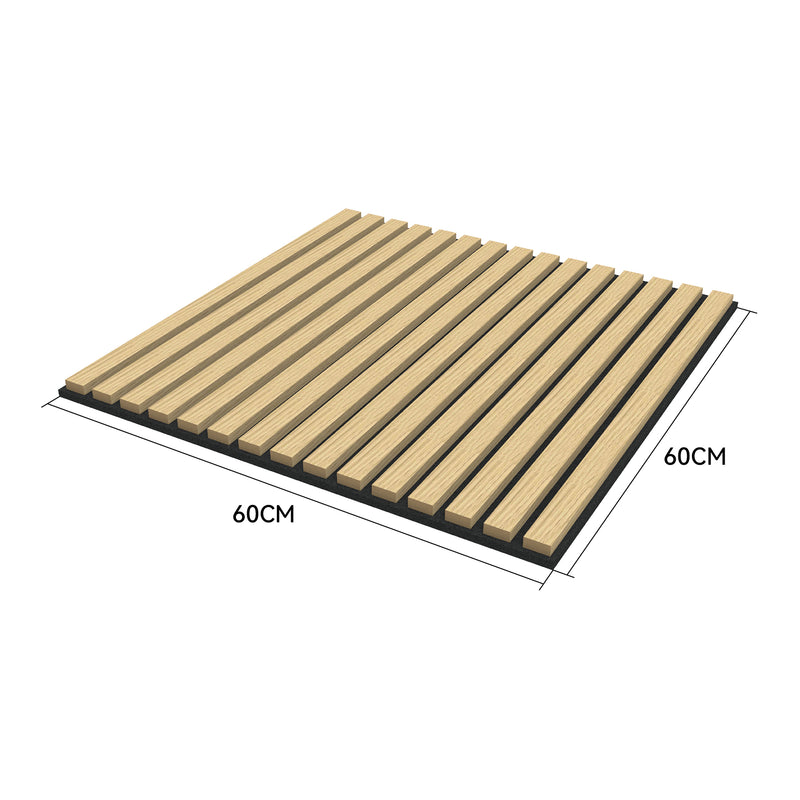 Croquis coté Lot de 4 panneaux acoustiques Vang 1,44 m²  NEU.HOLZ