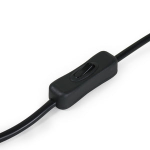 Tafellamp San Francisco 51xØ29 cm chroom en zwart E14