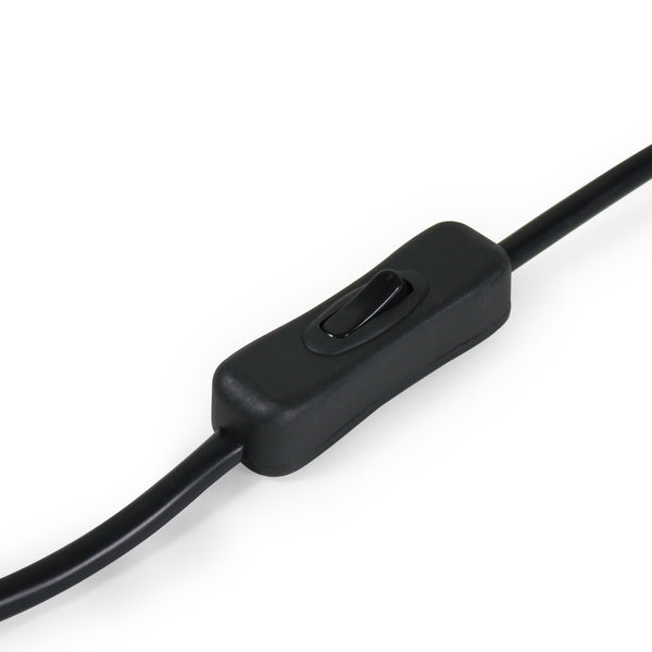 Tafellamp San Francisco 51xØ29 cm chroom en zwart E14