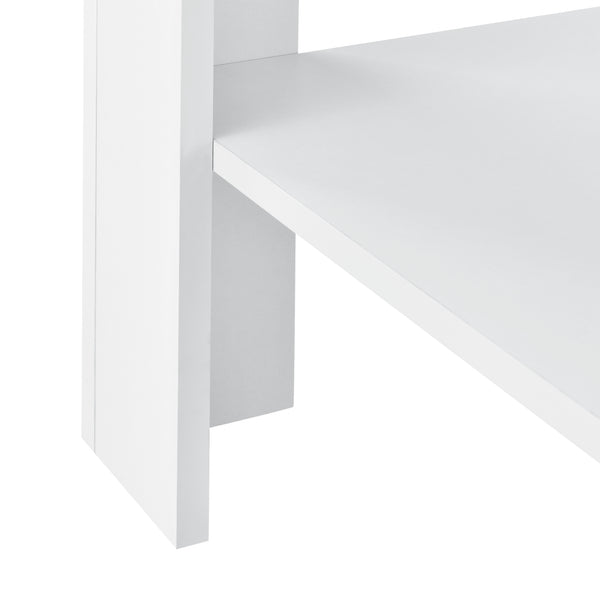 Table Basse de Salon Aachen 60 x 60 x 40 cm Blanc [en.casa] 