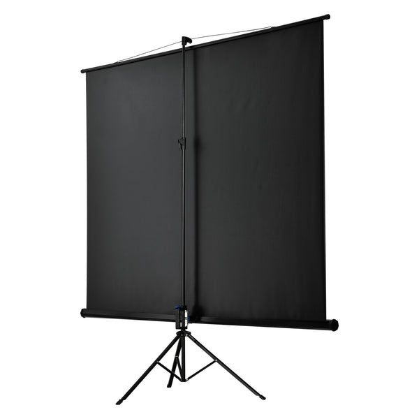 [in.tec] Écran de Projection Portable avec Support Trépied Réglable en Acier HD 3D Compatible 113 Pouces
