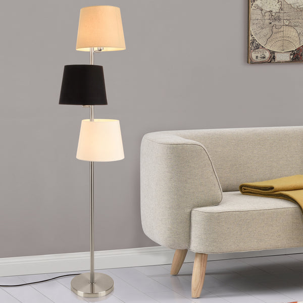 Vloerlamp staande lamp 149 cm Braga 3xE14 meerkleurig