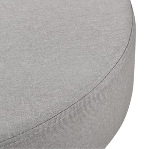 Table Basse Ronde Nelson Gris et Noir 40 x 60 cm [en.casa]