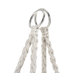 Katoenen hangstoel Tampico max 100 kg creme