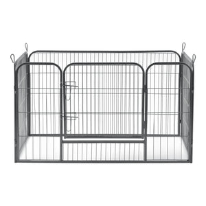 Hondenren puppyren met 4 kennelpanelen 70 cm hoog