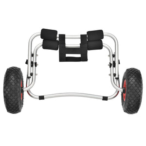 Kayak trolley opvouwbaar aluminium 72x31x44 cm max 70 kg