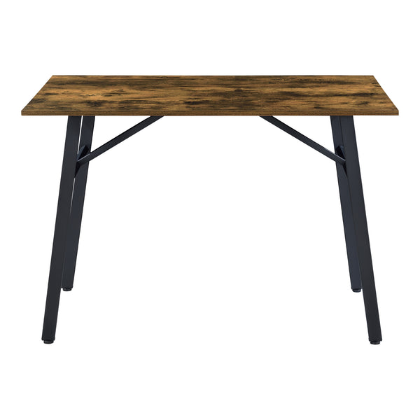 Table de Salle à Manger pour 4 Personnes Flatanger Effet bois foncé [en.casa]