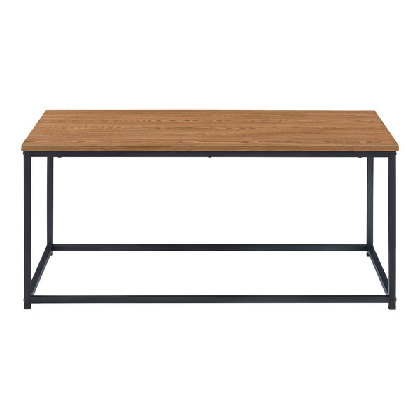 Table Basse Esbjerg 45 x 100 x 55 cm Noir Effet Bois Foncé [en.casa]