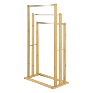 Meuble porte-serviettes Porsanger 46 x 24 x 84 cm Naturel [en.casa]