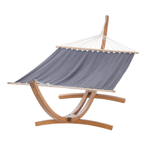 [en.casa] Hangmat met standaard Langadia 415x120x125 cm