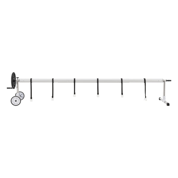 Enrouleur pour bâche de piscine Amorgo à longueur réglable 300-630 cm [en.casa]