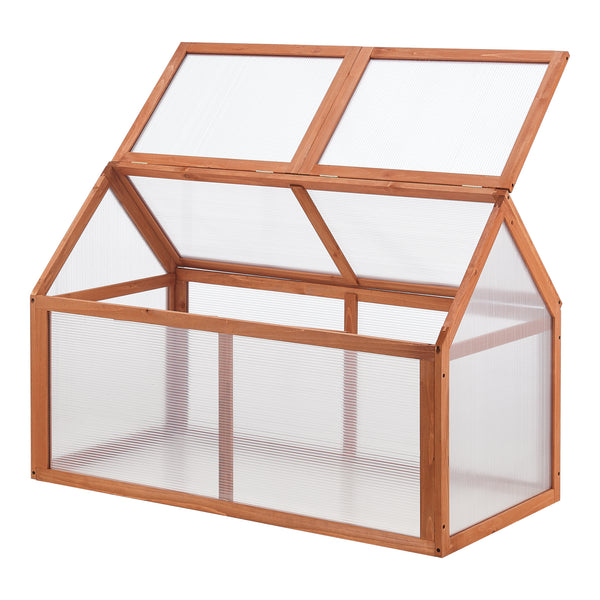 [casa.pro] Tuinkas Duiven kweekkas broeikas 100x55x41-70 cm