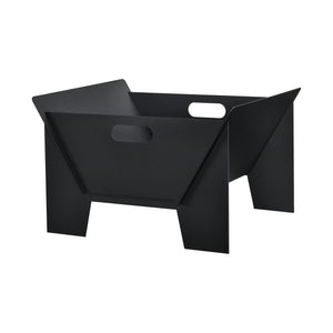 [casa.pro] Vuurfkorf Eidskog voor buiten 28,5x46x40 cm zwart