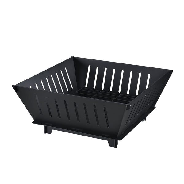 Brasero de jardin Fedje au charbon ou au bois 25 x 55 x 55 cm [casa.pro]