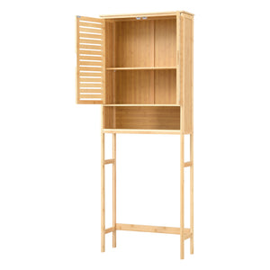 [en.casa] Ombouwkast Geta toiletombouw bamboe 170x66x23 cm