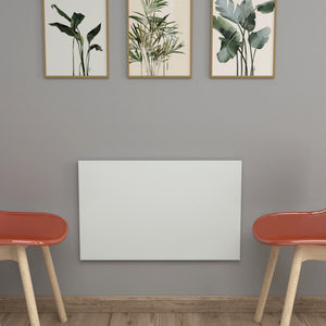 Table murale Klepp rabattable 72 x 45 cm blanc [en.casa]