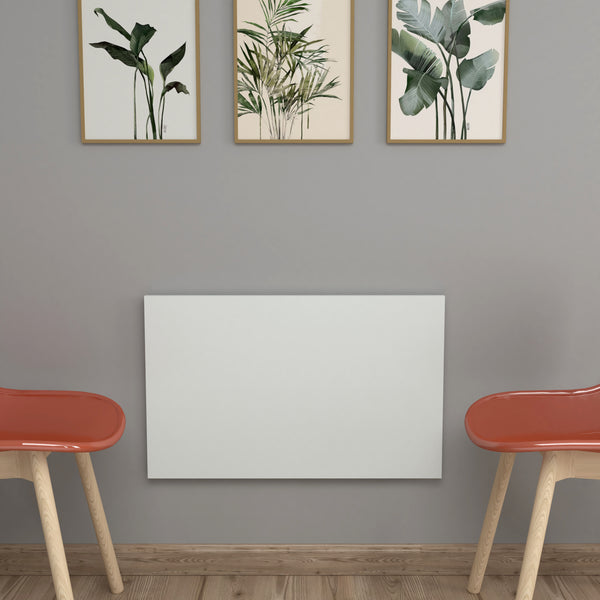 Table murale Klepp rabattable 72 x 45 cm blanc [en.casa]