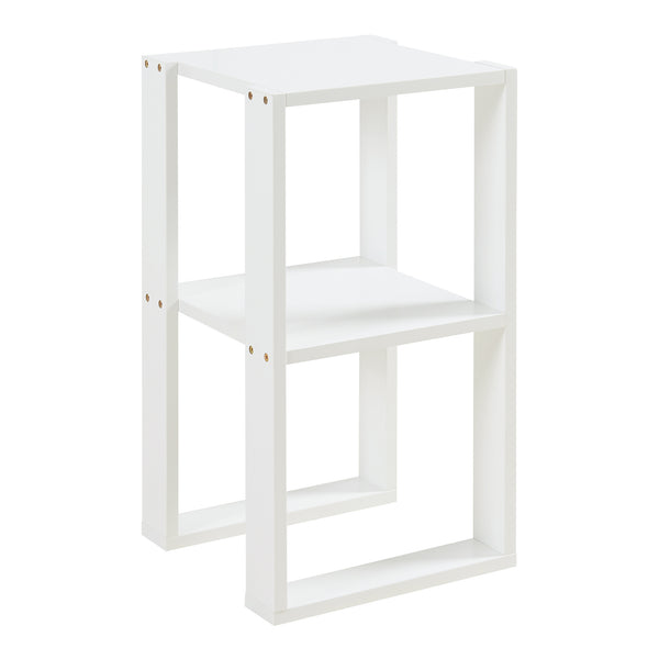 Table d'appoint carrée Thyholm 55 x 30 x 30 cm blanc [en.casa]