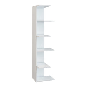[en.casa] Boekenkast Pandrup schap 141x37x22 cm wit