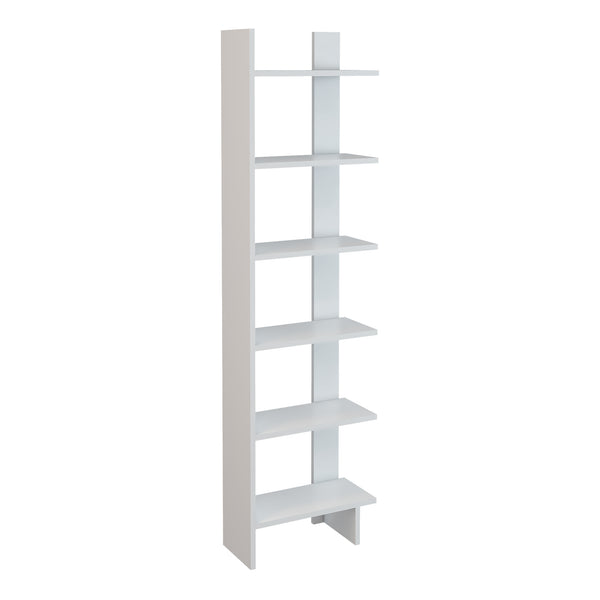 [en.casa] Boekenkast Midtdjurs schap 170x47x21 cm wit
