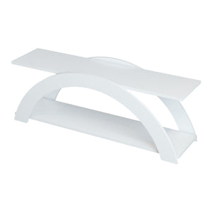 [en.casa] TV meubel Langebæk met plank 45x120x33 cm wit