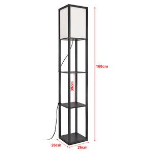 [lux.pro] Staande lamp Stapleford vloerlamp E27 zwart en wit