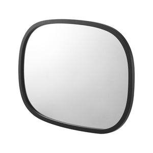 Miroir mural Copertino ovale 70 x 50 cm noir mat [en.casa]
