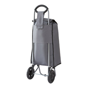 Chariot de courses Nørre 36 litres 93 x 32 x 30 cm gris foncé / noir [en.casa]