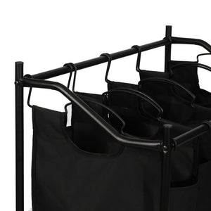 Panier à linge Vamdrup à 4 compartiments capacité 18 litres [en.casa]