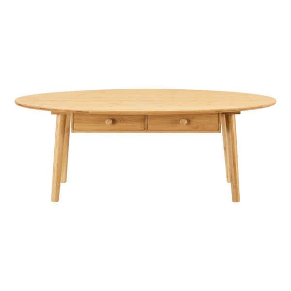 Table basse Harboøre bambou 37 x 100 x 48 cm [en.casa]
