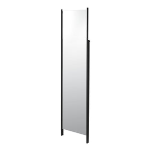 Miroir sur pied Martano 160 x 43 x 49 cm noir [en.casa]