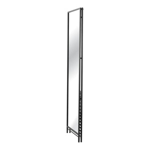 [en.casa] Spiegel vrijstaand Ruffano met plank 160x44x59,5 cm zwart