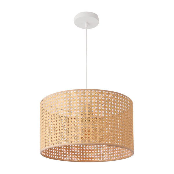 lux.pro Hanglamp Shrewsbury 160x32 cm wit en beige E27