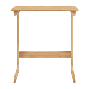 Table pour ordinateur portable Hægebostad bambou 65 x 60 x 40 cm naturel [en.casa]