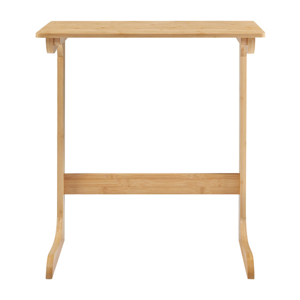 Table pour ordinateur portable Hægebostad bambou 65 x 60 x 40 cm naturel [en.casa]