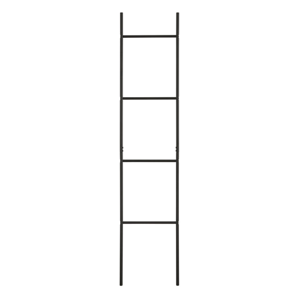 [en.casa] Handdoekrek Bodø 176x38x2 cm staal zwart