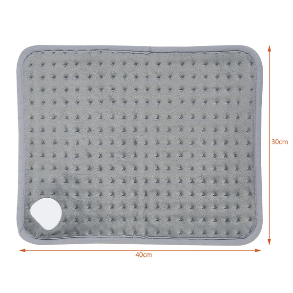 Coussin chauffant électrique Bella 40 x 30 cm gris [en.casa]