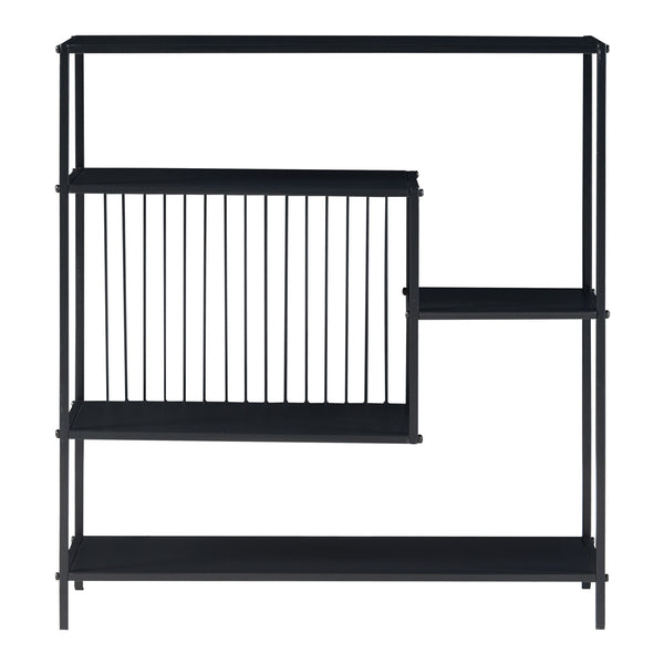 Console tafel Beesel metaal 65,5x60x20 cm zwart [en.casa]