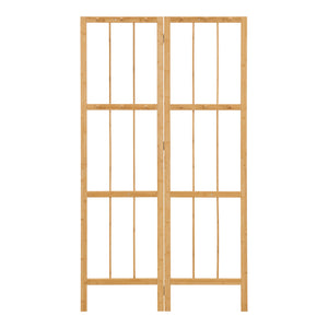 Wandkapstok Hyllestad opvouwbaar 165,5x90x8 cm bamboe [en.casa]