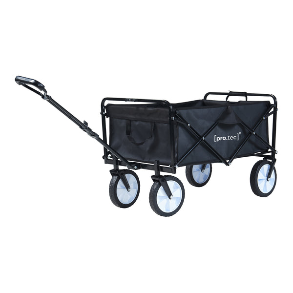 Bolderkar Stenlille strandkar 84x55x57 cm zwart pro.tec