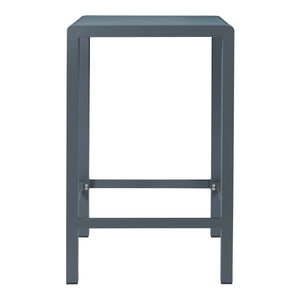 Table haute de jardin Avise verre trempé 108 x 70 x 70 cm anthracite casa.pro