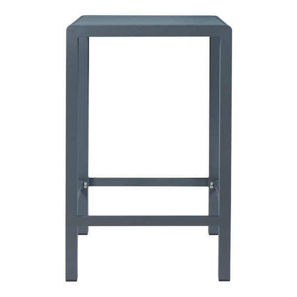 Table haute de jardin Avise verre trempé 108 x 70 x 70 cm anthracite casa.pro