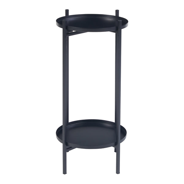Ensemble de 3 porte-plantes Tuusula noir [en.casa]