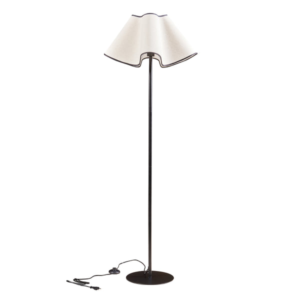  Lampadaire Ashton hauteur 153 cm noir / blanc lux.pro

