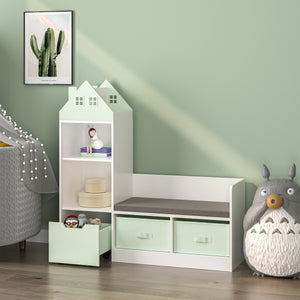 Kinderrek met zitbank Vipsali 100x99x30 cm [en.casa]